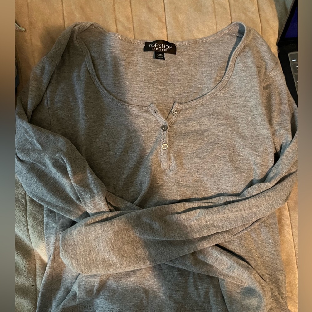 Top shop long sleeve shirt